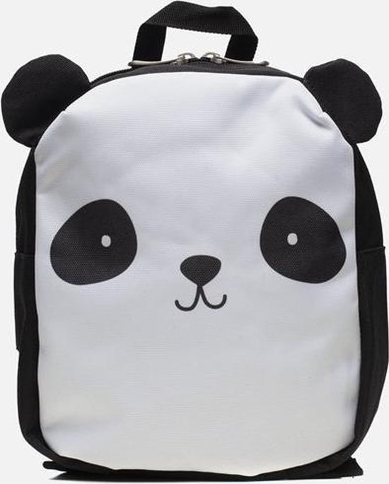 A Little Lovely Company Rugzak Panda Junior 5,5 Liter Polyester Zwart/ - Wit