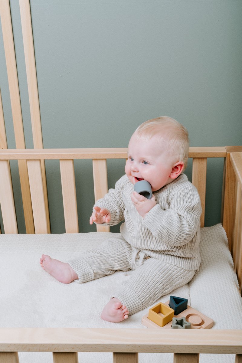 Baby's Only Baby&apos;s Only Boxkleed Sky Urban Taupe 75 X 95 Cm