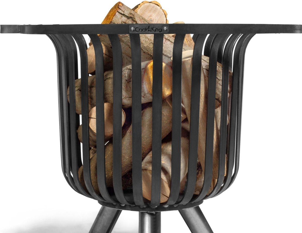Vuurkorf Verona Cook King - Zwart