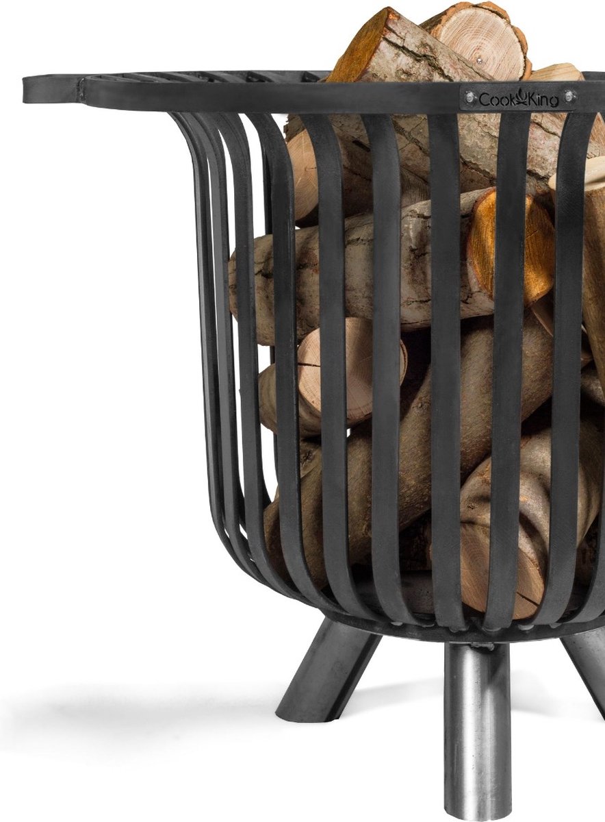 Vuurkorf Verona Cook King - Zwart