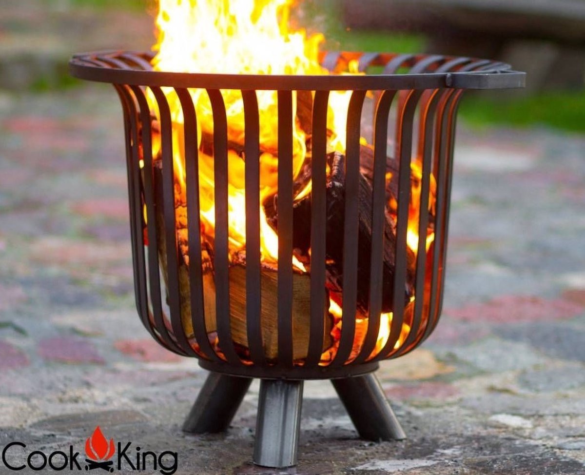 Vuurkorf Verona Cook King - Zwart