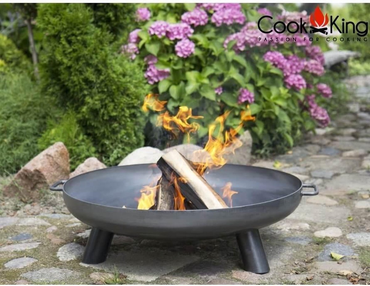 Vuurschaal Bali Cook King - Zwart