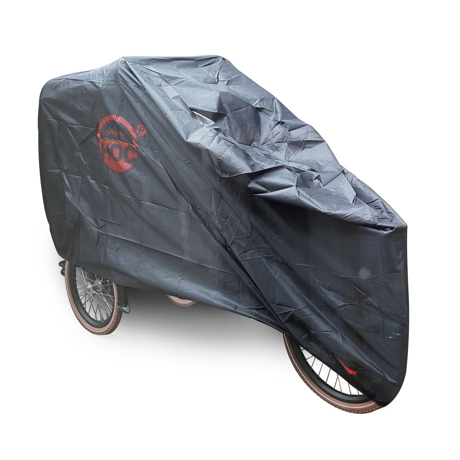 CUHOC Bakfietshoes Voor Lovens Explorer 65 Automatisch - Redlabel - Bakfiets Hoes - Zwart