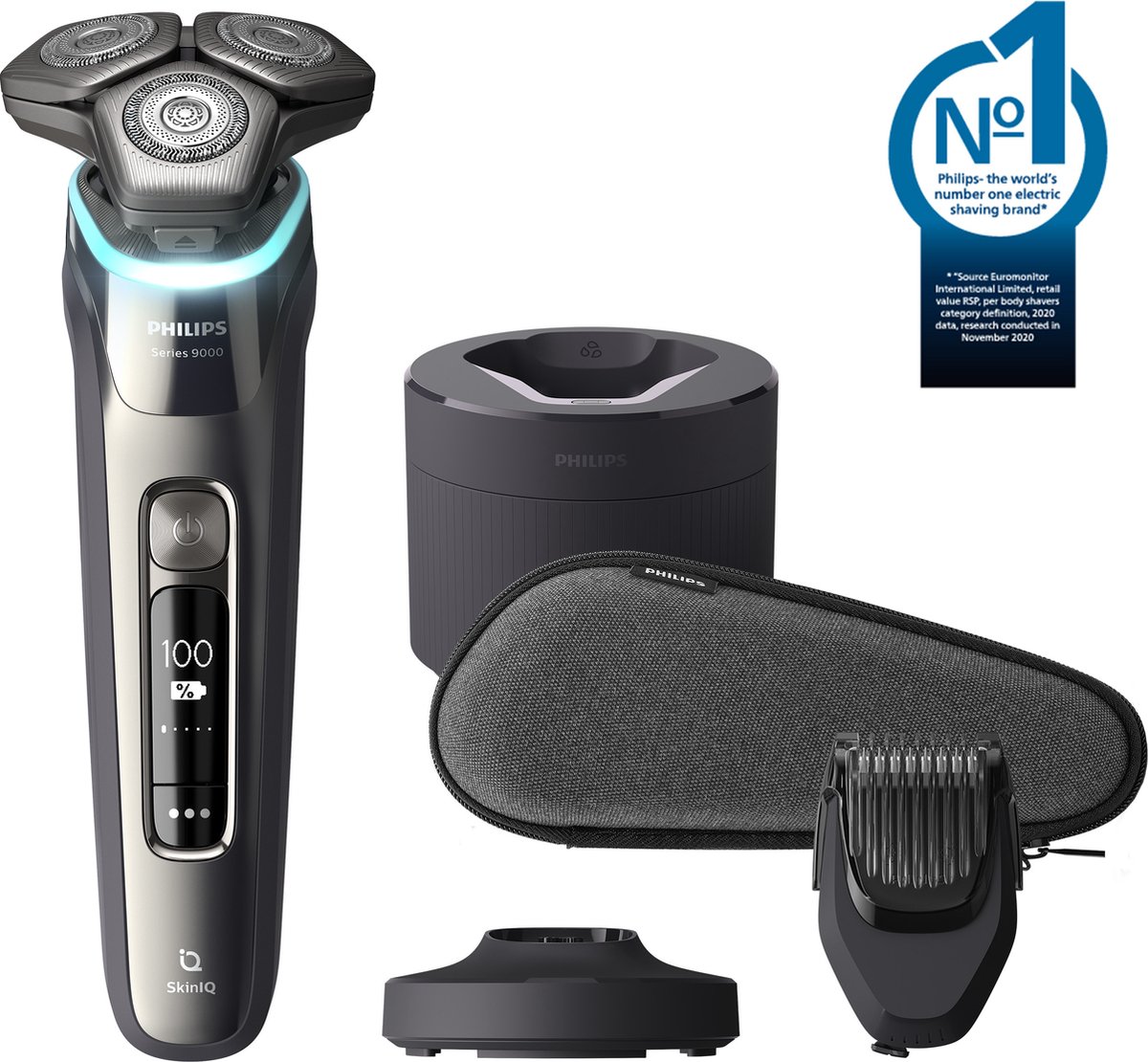 Philips Shaver Series 9000 S9987/59 - Scheerapparaat - Wet & Dry