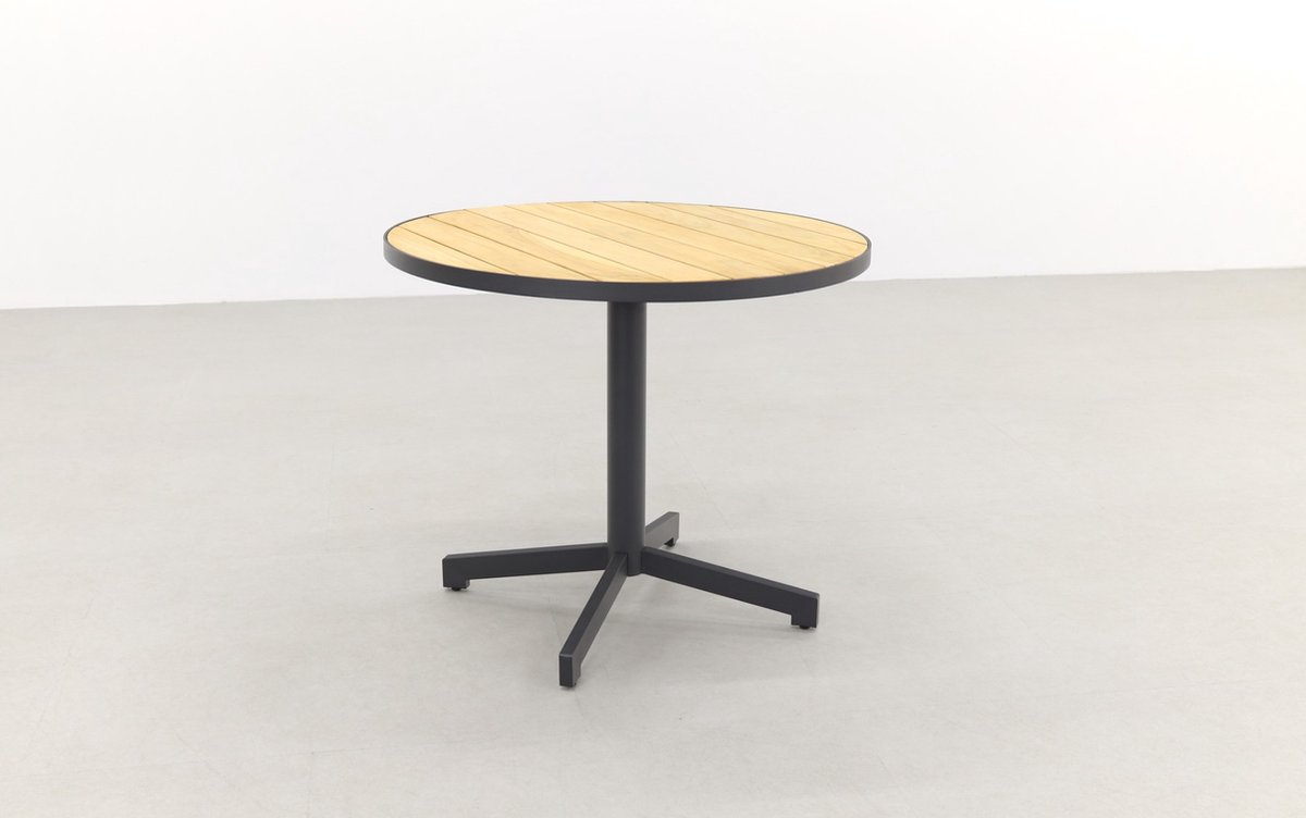 Taste Barista Groen/fiesta Ronde Tuinset - Stapelbaar - 5-delig - Grijs
