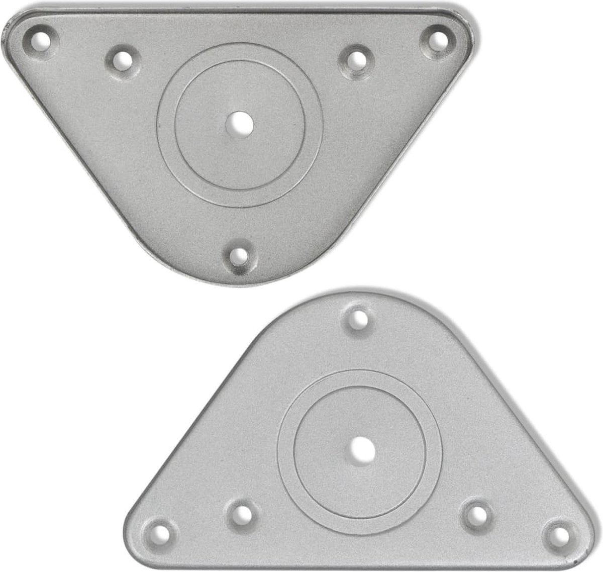 Tafelpoten In Hoogte Verstelbaar Chroom 710 Mm 4 St - Silver