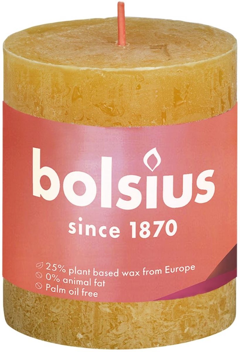 Bolsius Stompkaars 8 Cm - Geel