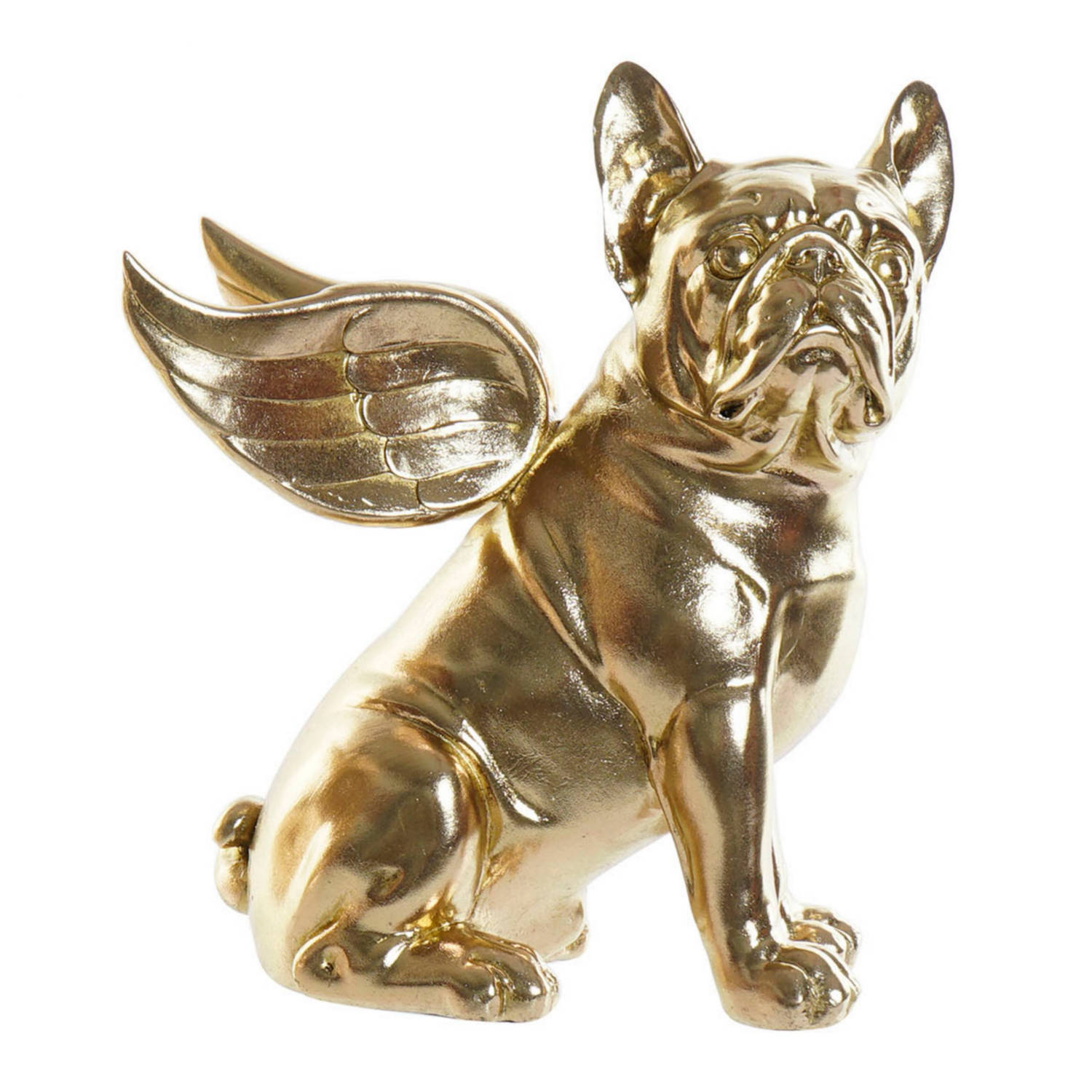 Casa Di Elturo Beeld Bulldog Wings - H27cm - Goud