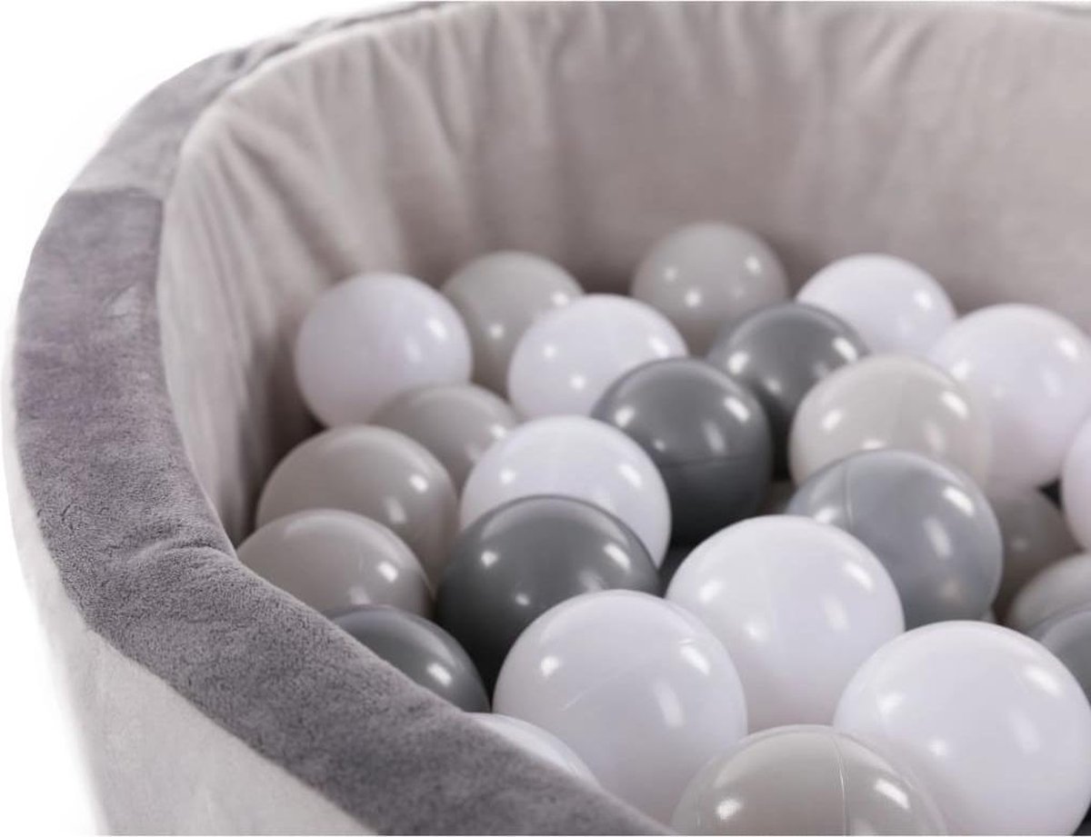 Bo Jungle 430983 B-ball Ballenbak Met 120 Ballen - Grijs