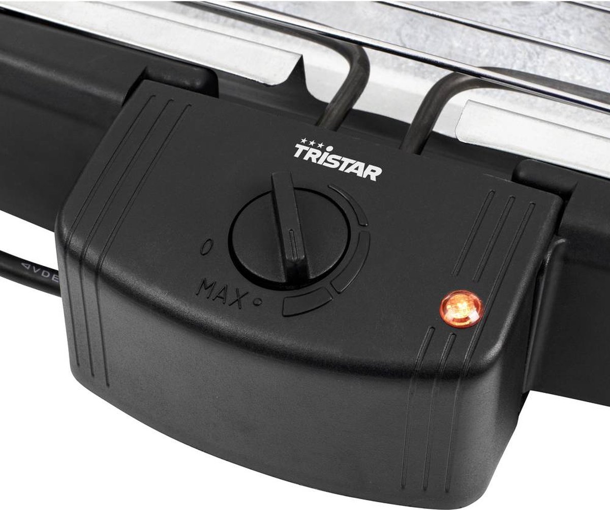 Tristar Bq-2824 Elektrische Tafel Bbq 2000 W Rookvrij - Zwart