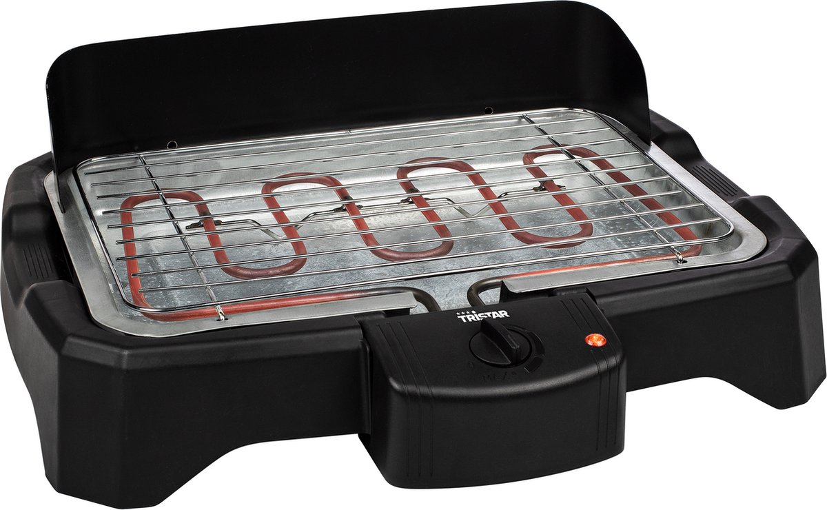 Tristar Bq-2824 Elektrische Tafel Bbq 2000 W Rookvrij - Zwart