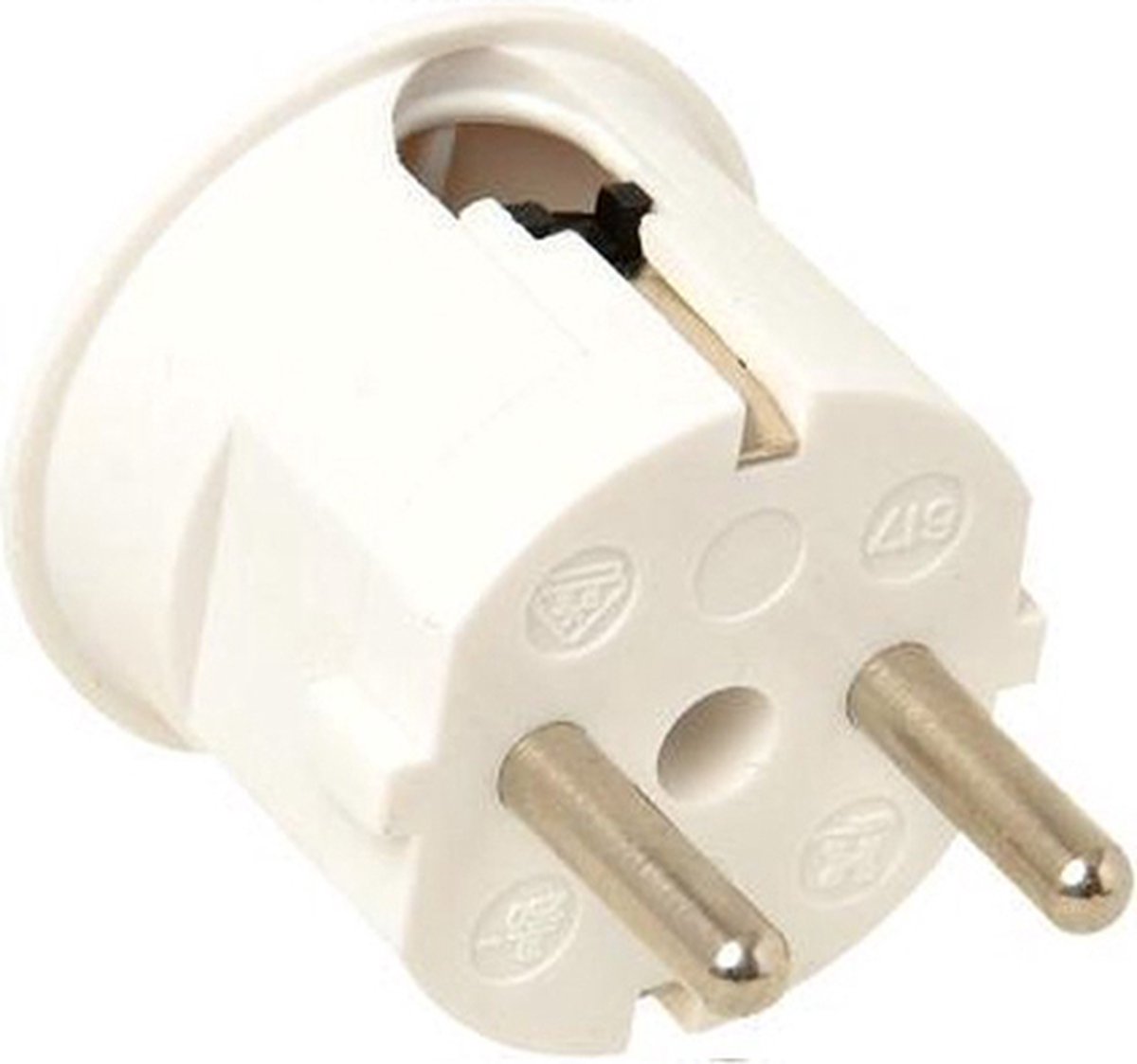 Kaiser Martin - Stekker Haaks Met Randaarde - Crv®me - Wit