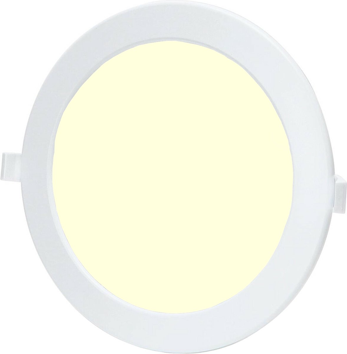 BES LED Led Downlight - Smart Led - Wifi Led - Slimme Led - Aigi Zumba - 18w - Warm 3000k - Inbouw Rond - Mat - - Wit