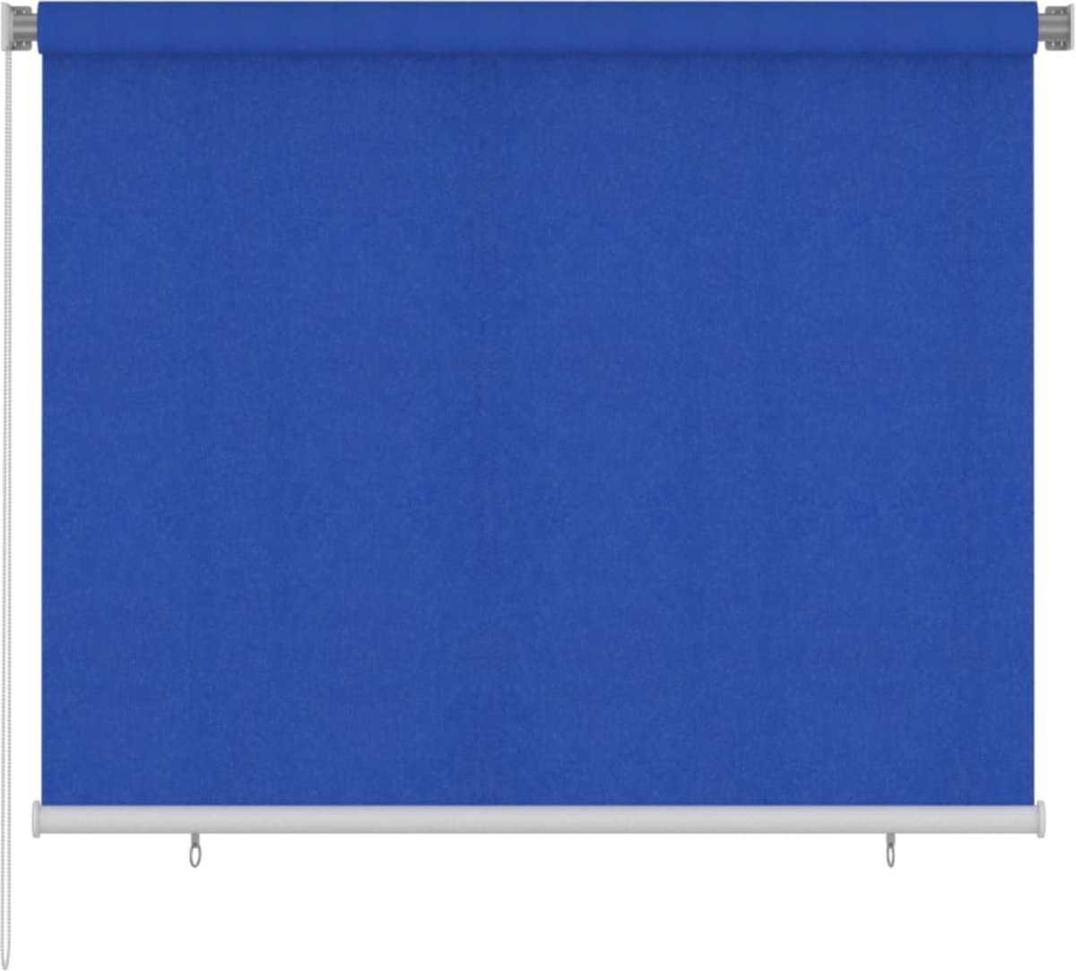 Vidaxl Rolgordijn Voor Buiten 180x140 Cm Hdpe - Azul