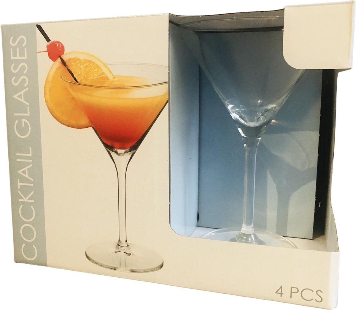 Cocktail Glazen 260 Ml 4 Sts