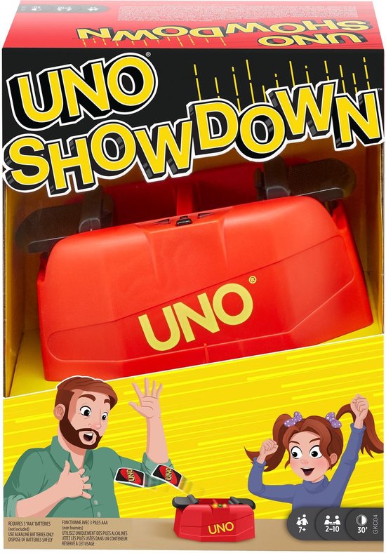Mattel Kaartspel Uno Showdown - Rood
