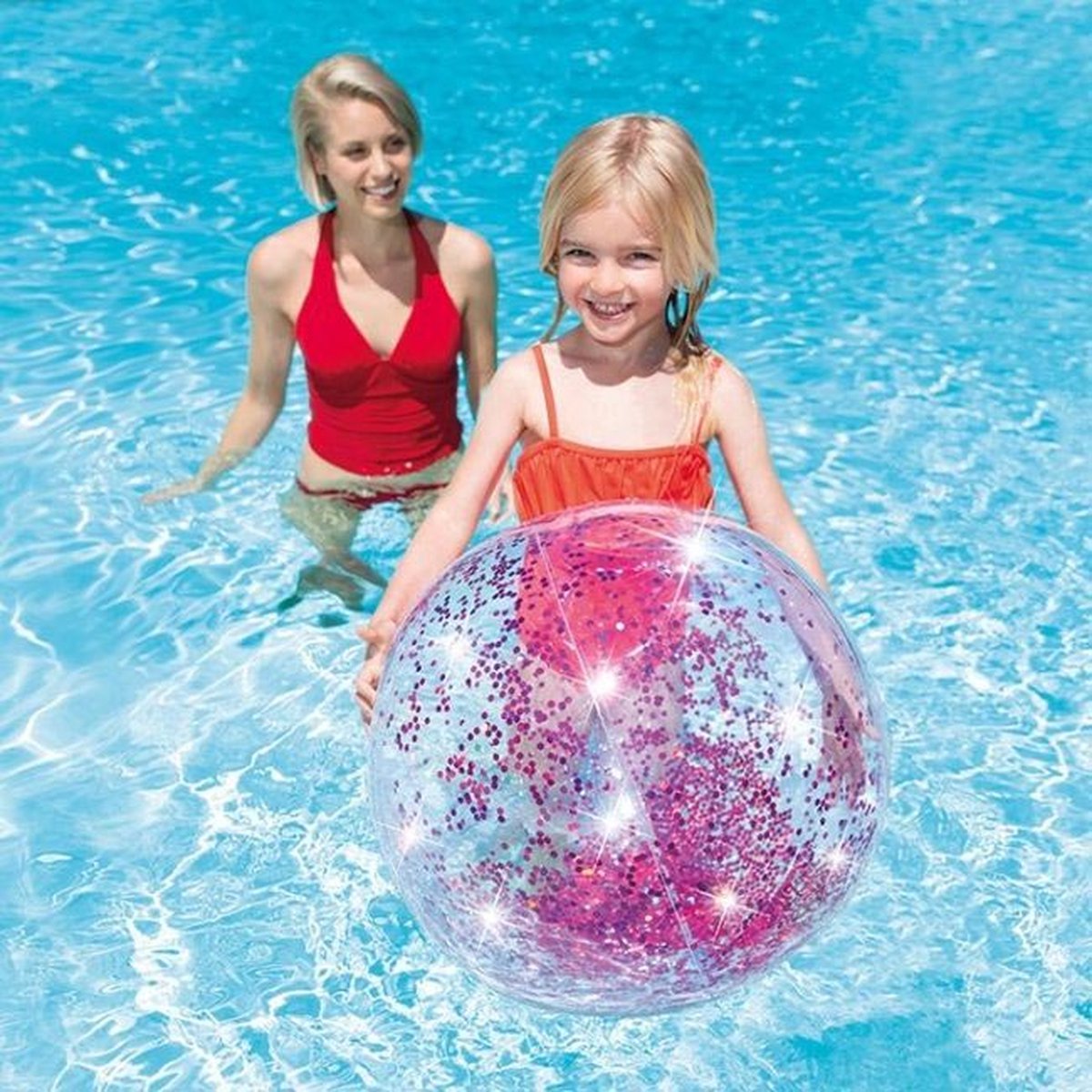 Intex Glitter Strandbal - - Roze
