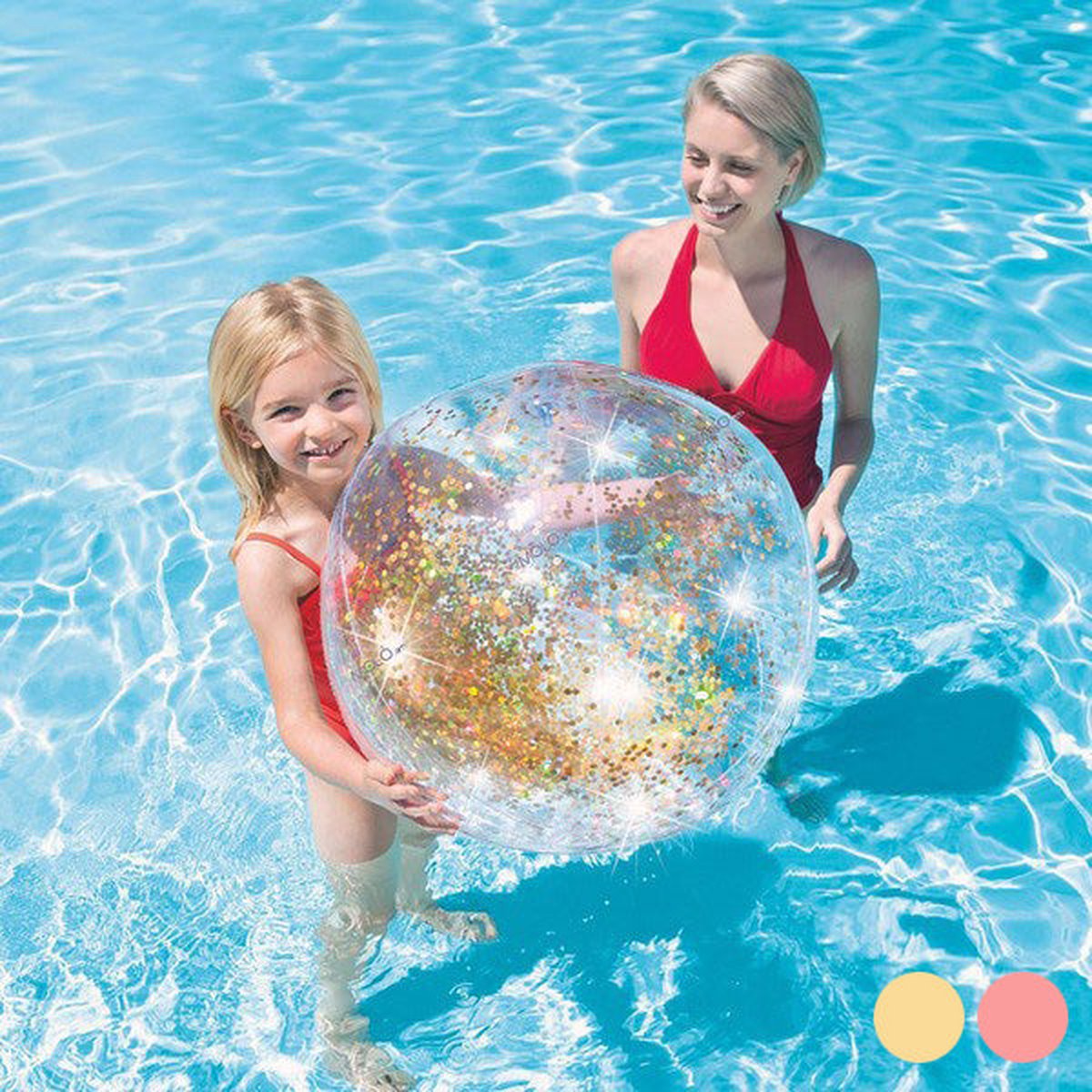 Intex Glitter Strandbal - - Roze