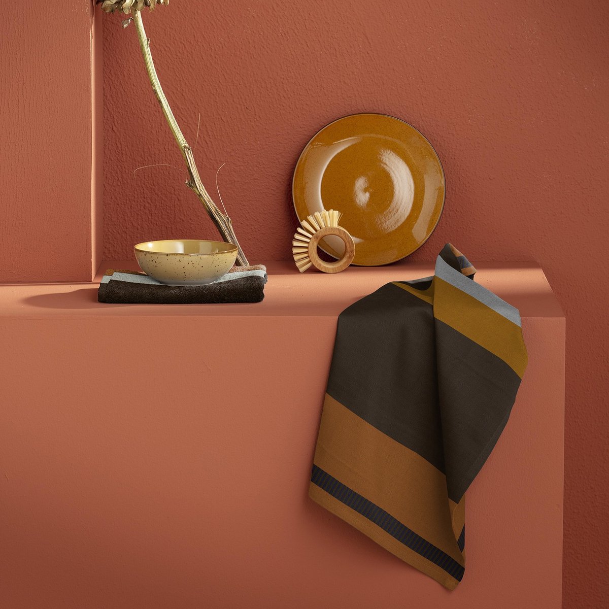 DDDDD - Tampere Keukendoek (Set Van 6) - Bruin