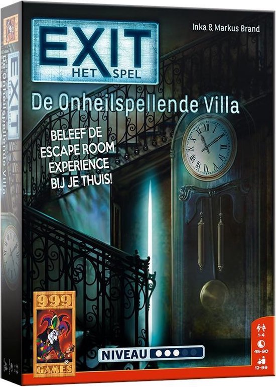 999Games Exit - De Onheilspellende Villa - Breinbreker - 12+