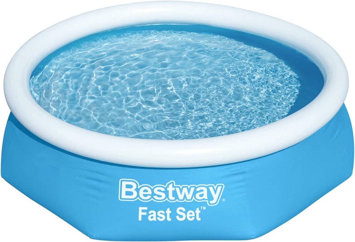 Bestway Zwembad Fast Set Opblaasbaar Rond 244x66 Cm 57265 - Blauw