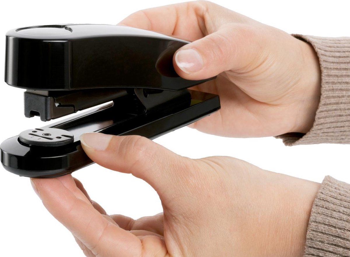 Huismerk Nietmachine B4 Re+new, Insteekdiepte: 65 Mm - Zwart