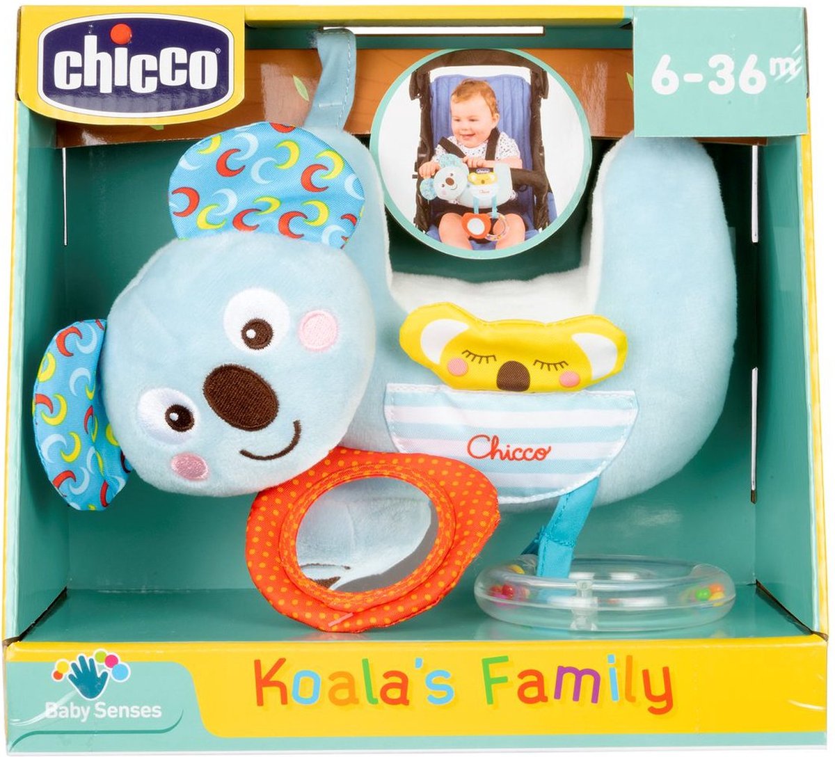 Chicco Rammelaar Koala Junior 20 X 22 Cm Polyester Licht - Blauw