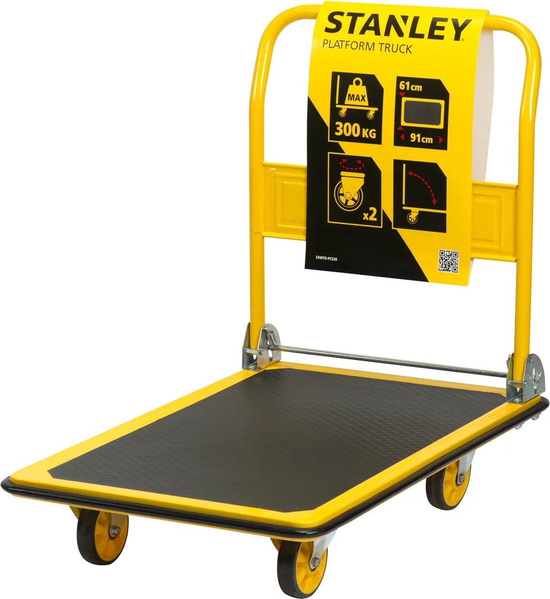 Stanley Plateauwagen Pc528 - Draagcapaciteit 300kg