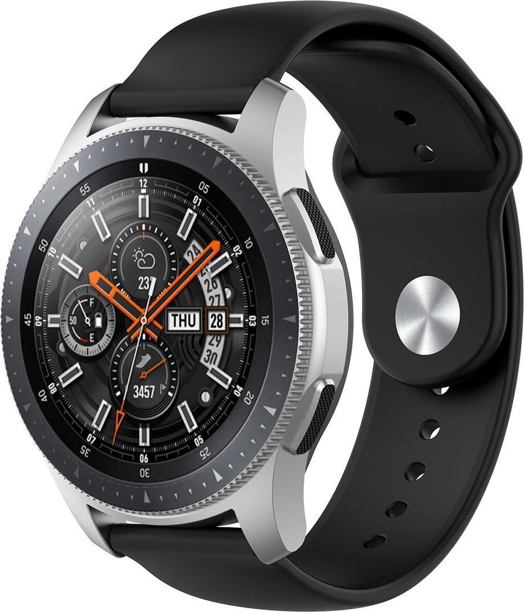Huawei Watch GT silicone band Horlogeband Armband Polsband - Zwart