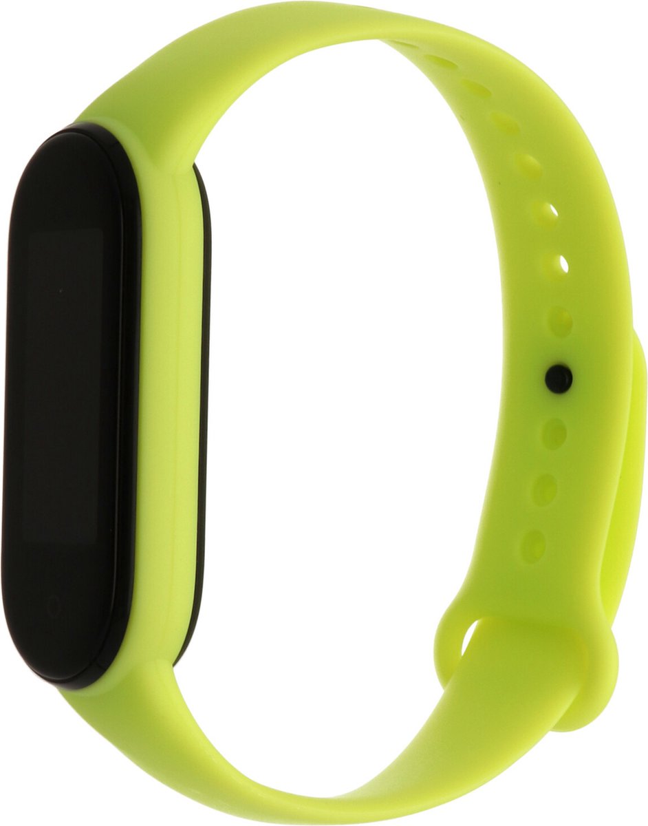 Xiaomi Mi band 5/6 sport band - limoen - Horlogeband Armband Polsband - Groen