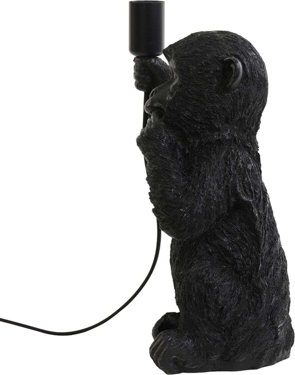 Light & Living Tafellamp Aap - Zwart