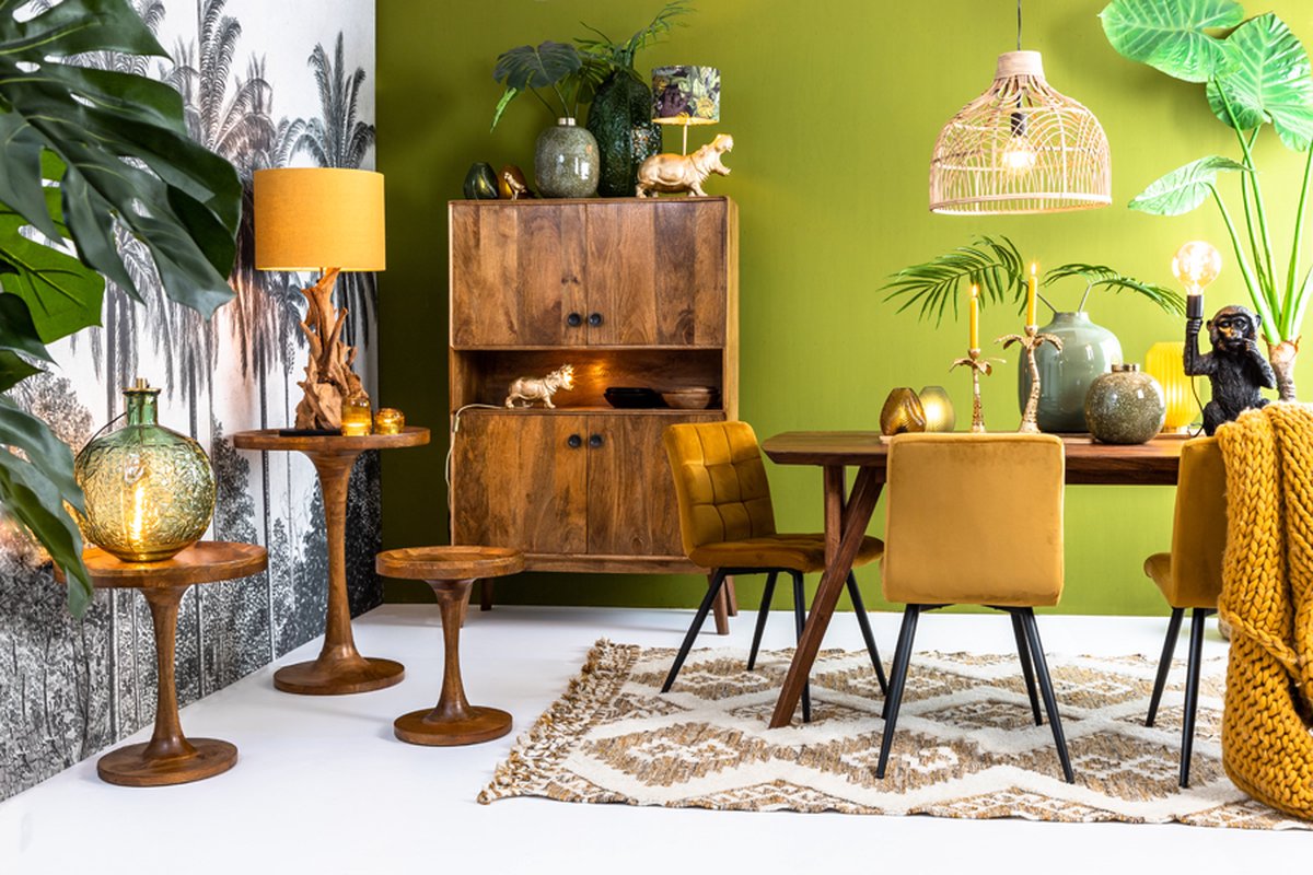 Light & Living Tafellamp Aap - Zwart