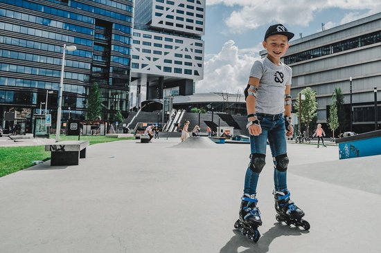 Nijdam Skates Go Crossing Junior Polyester/ - Zwart