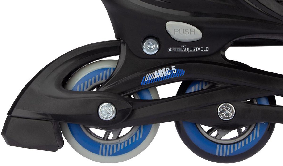 Nijdam Skates Go Crossing Junior Polyester/ - Zwart