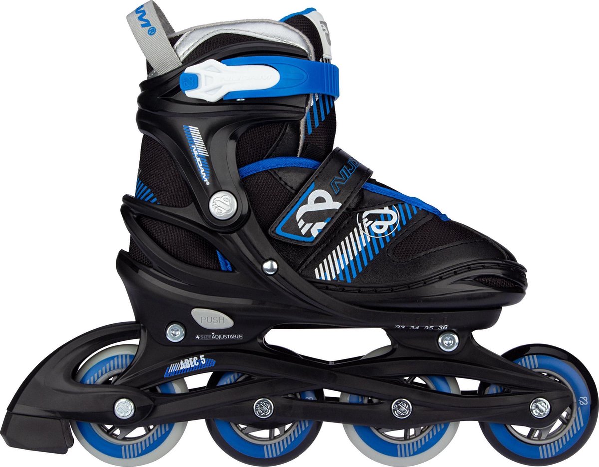 Nijdam Skates Go Crossing Junior Polyester/ - Zwart