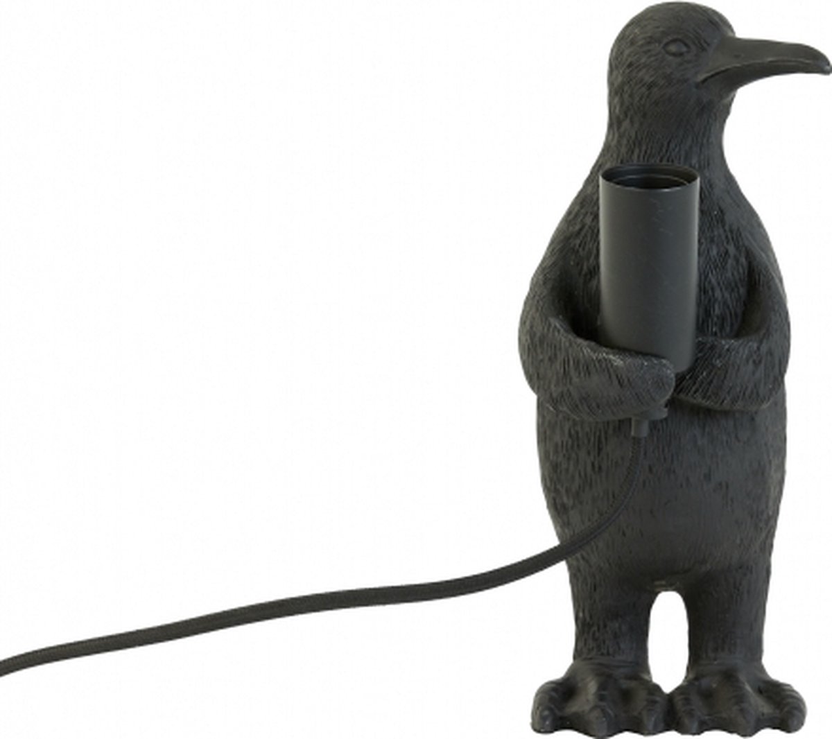 Light & Living Tafellamp Pinguin - Zwart