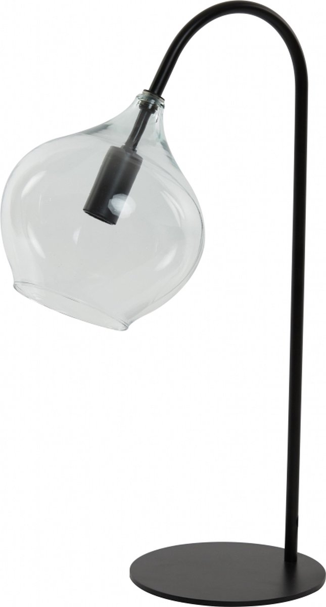 Light & Living Tafellamp Rakel Transparant - Oranje