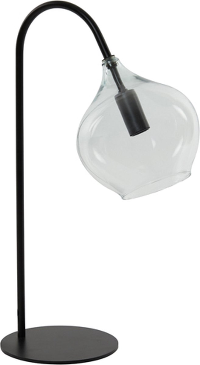 Light & Living Tafellamp Rakel Transparant - Oranje