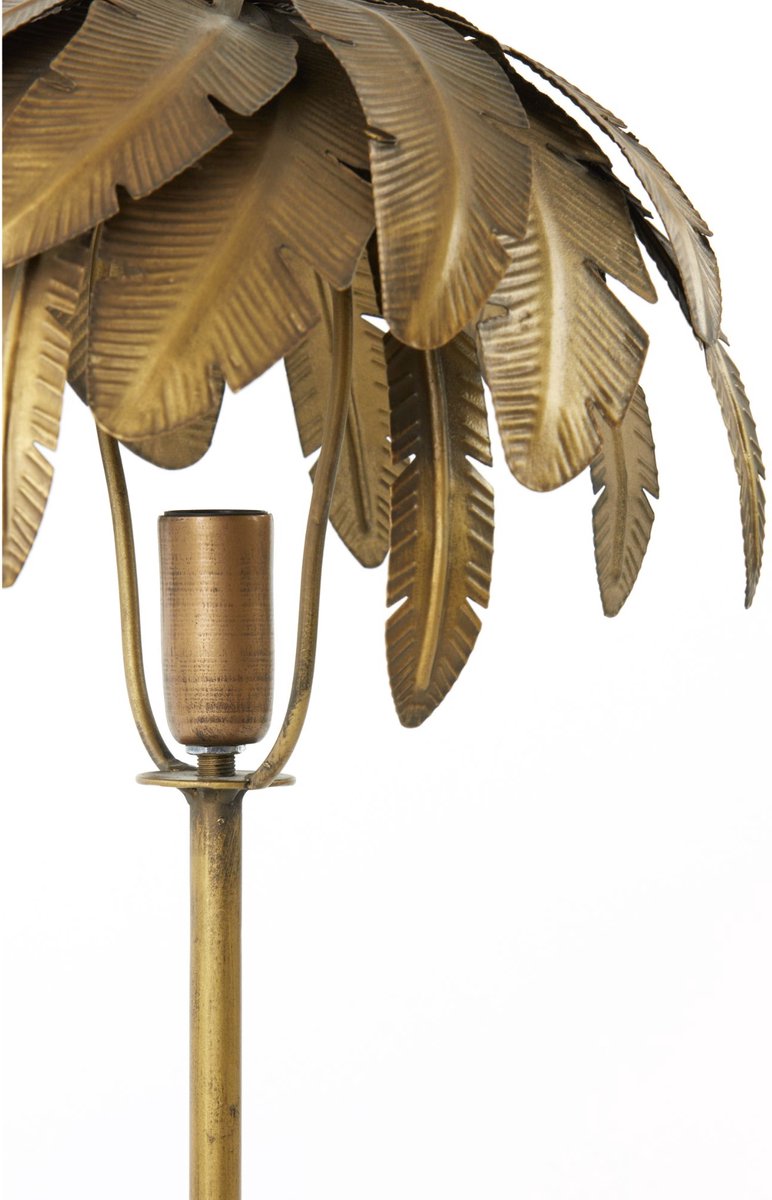 Light & Living Tafellamp Palmu - Goud