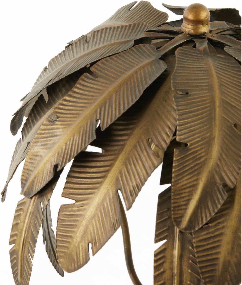 Light & Living Tafellamp Palmu - Goud