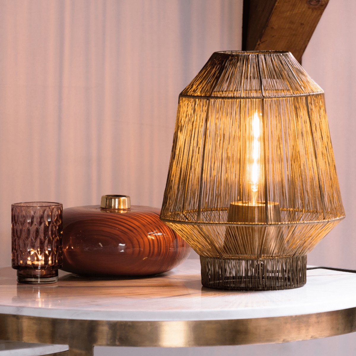 Light & Living Tafellamp Vitora - Goud