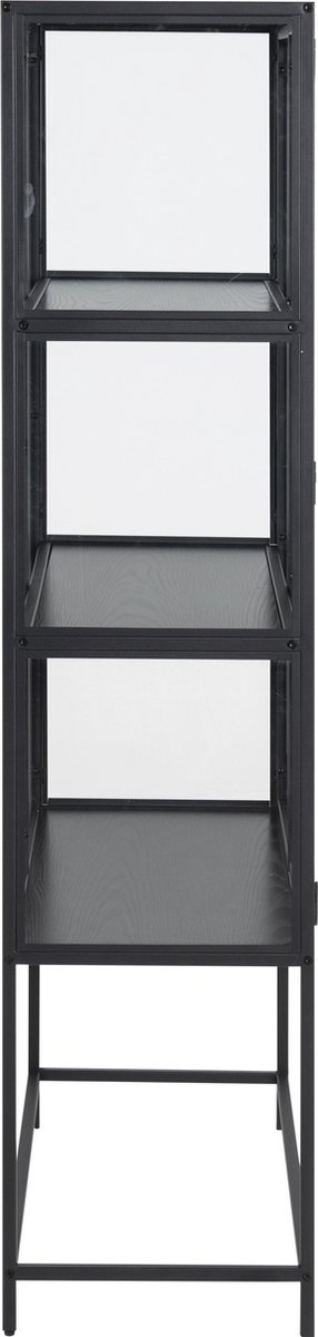 Vitrinekast Assel - Zwart