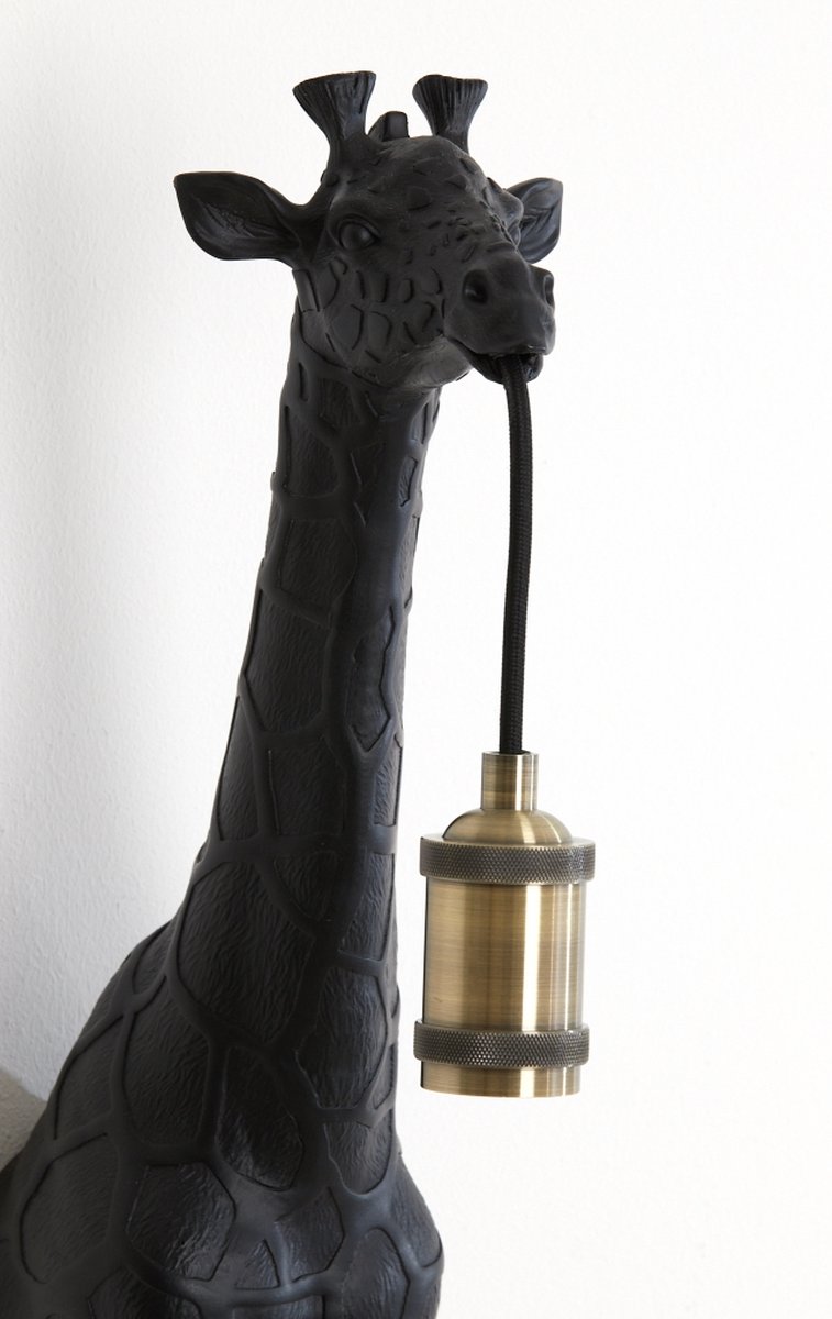 Light & Living Wandlamp Giraffe - Zwart