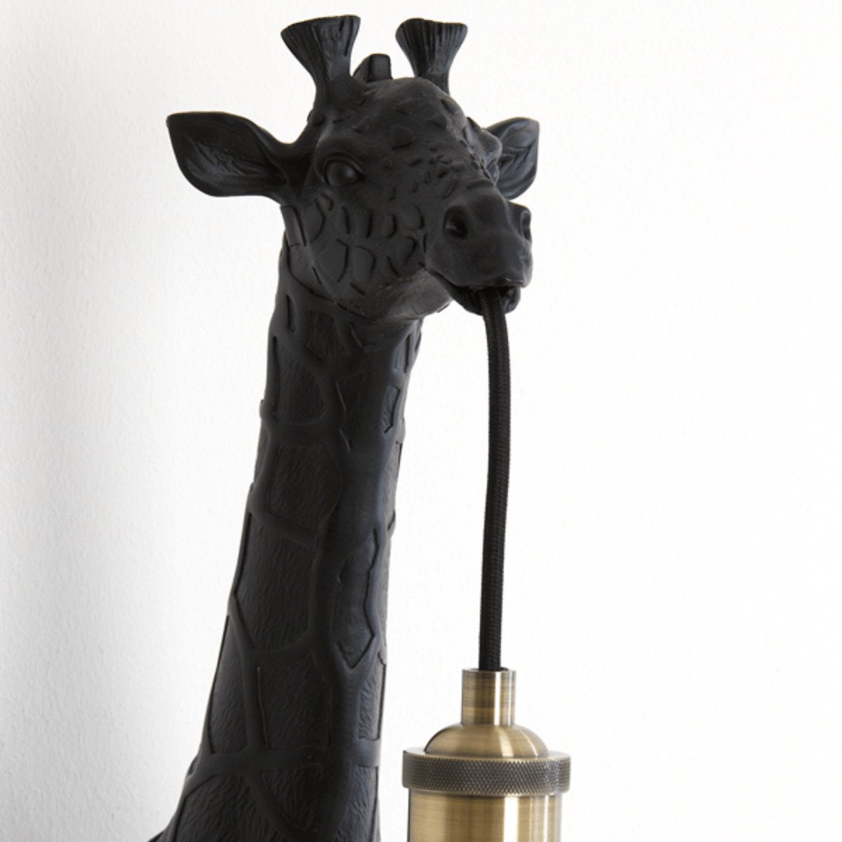 Light & Living Wandlamp Giraffe - Zwart