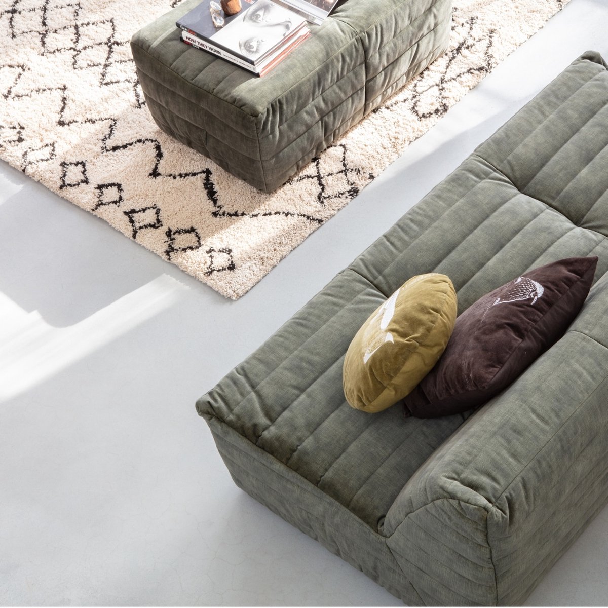 Woood Vloerkleed 160x230 Nando Wit