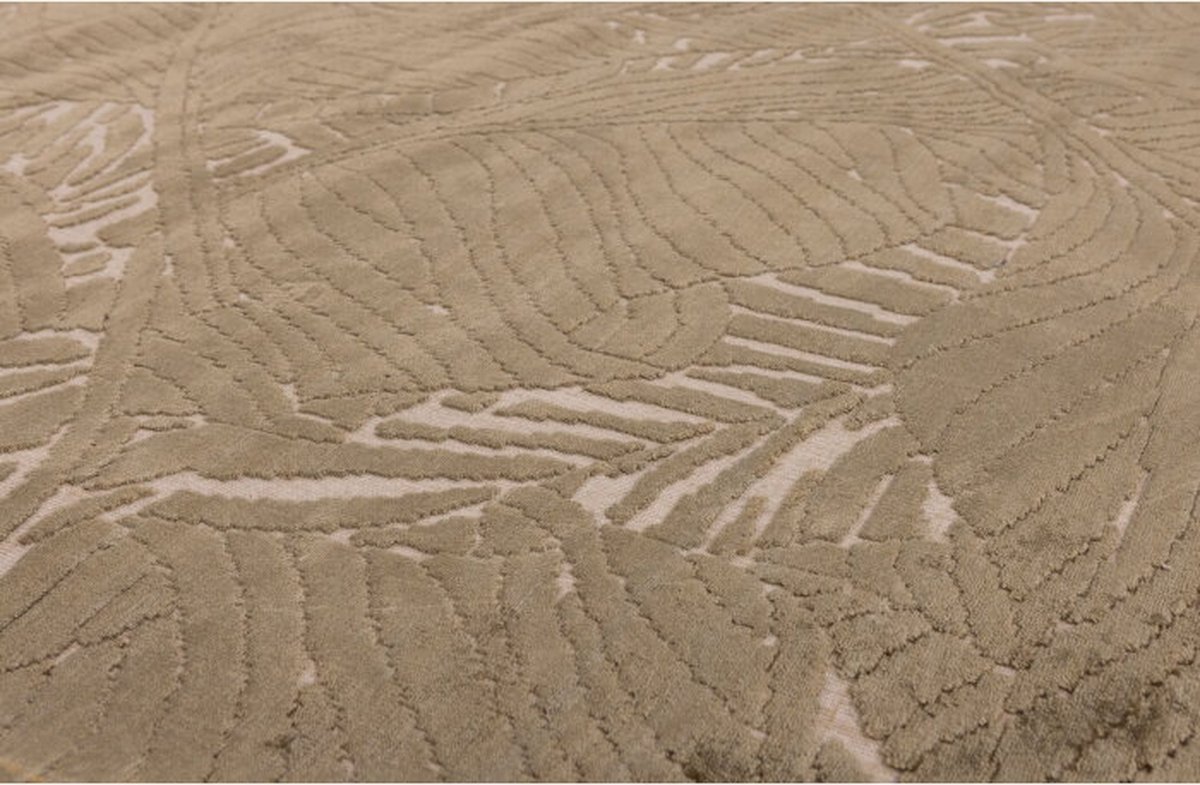 Woood Vloerkleed dia 200 Naya - Goud