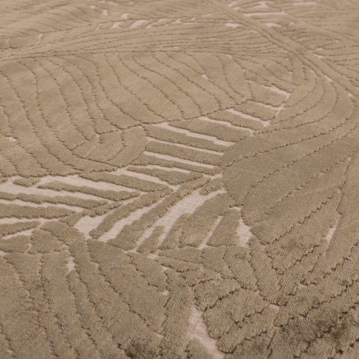 Woood Vloerkleed dia 200 Naya - Goud