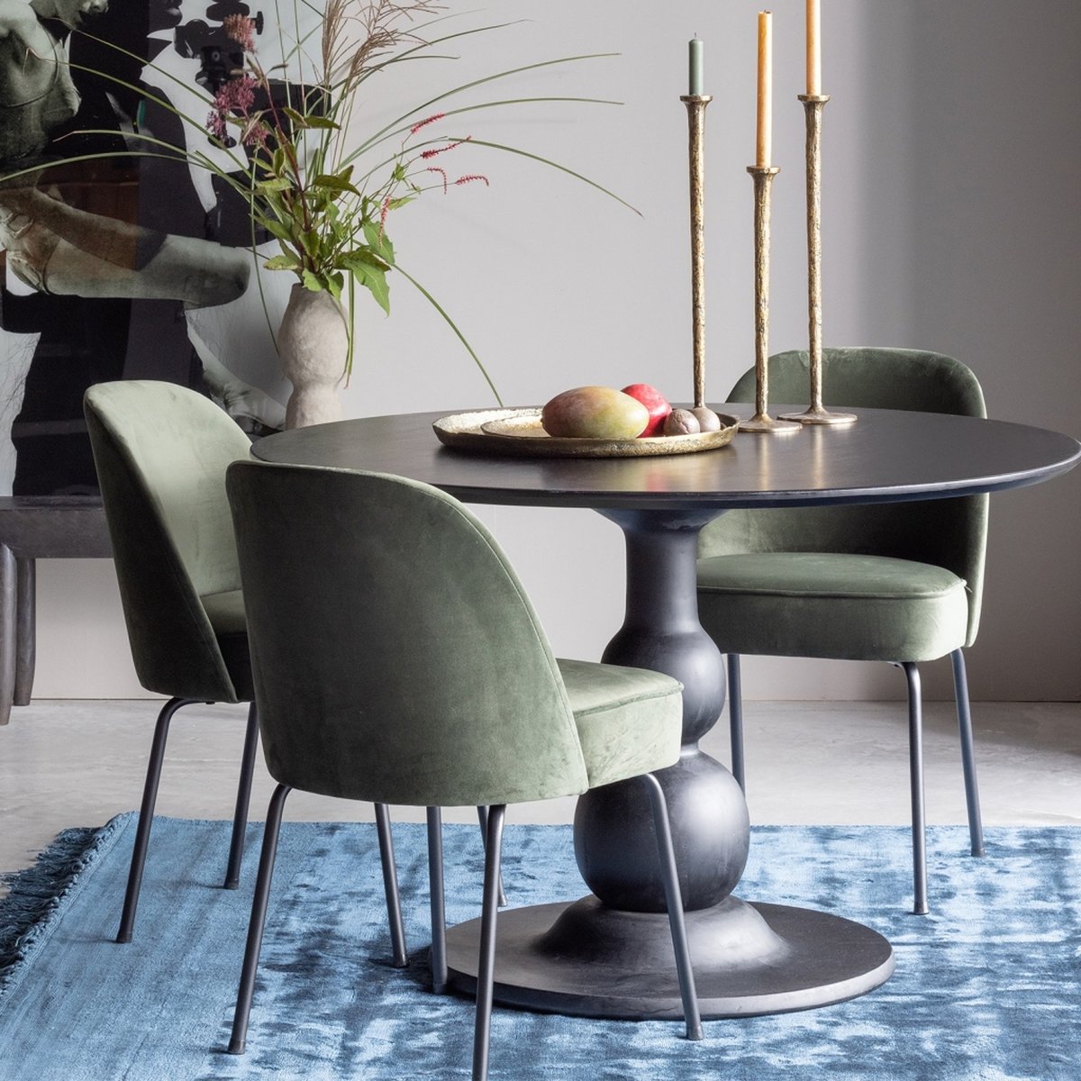 BePureHome Vloerkleed 170x240 Sweep - Blauw