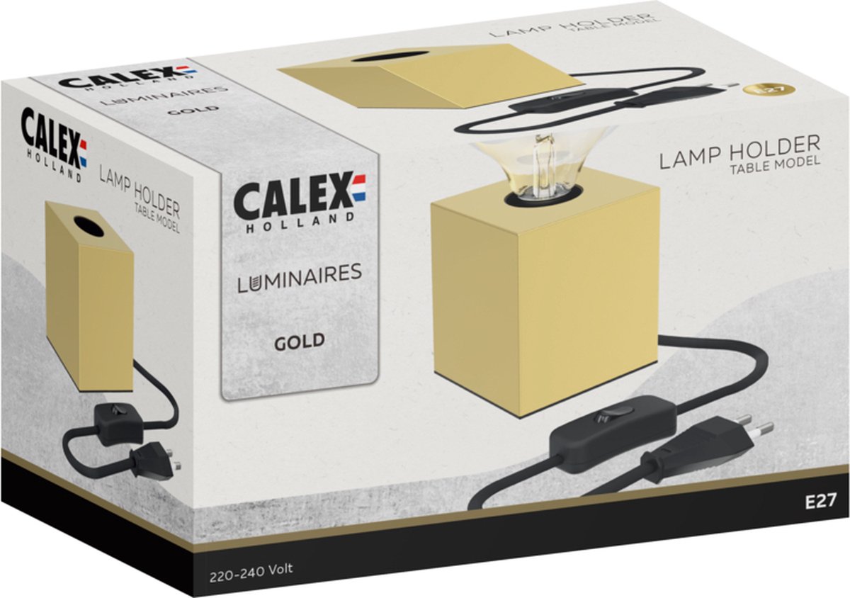 Calex Tafellamp - Goud