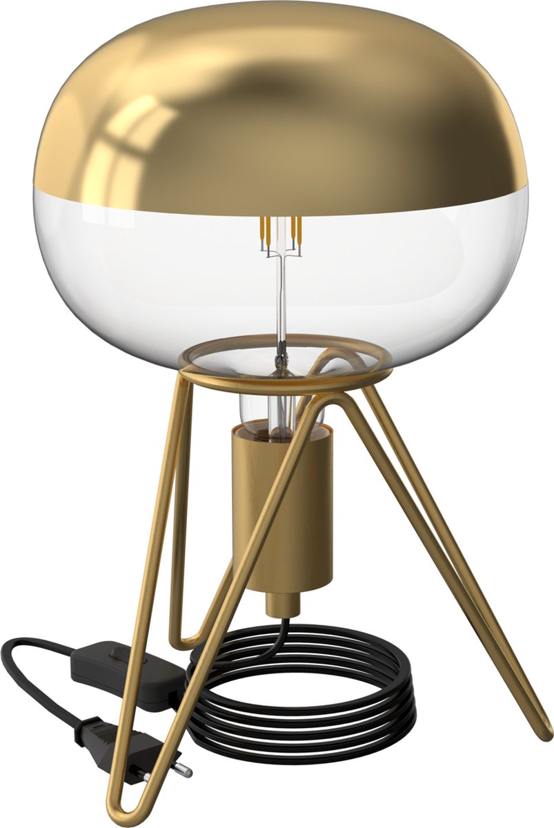 Calex Tafellamp driepoot - Goud